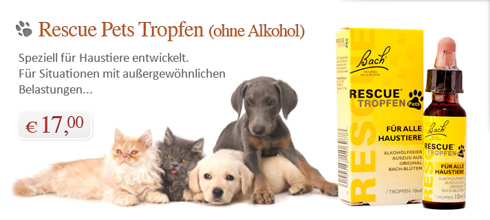 Rescue Pets Tropfen für Haustiere