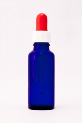 Flasche 100 ml blau + Pipette