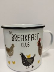 Emaille Becher Breakfast Club 